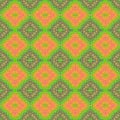 Mosaic geometric pattern in bright colors