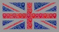 Pointer Great Britain Flag - Mosaic of Cursor Items