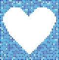 Mosaic heart Royalty Free Stock Photo
