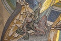 Mosaic icon of Apostle Peter on icon of Transfiguration
