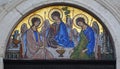 Mosaic icon of the Holy Trinity Royalty Free Stock Photo