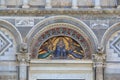 Mosaic icon with Virgin Mary and Angels. Pisa Cathedral, Italy Royalty Free Stock Photo