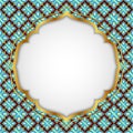Mosaic islamic golden frames luxury