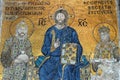 Mosaic of Jesus Christ, Hagia Sofia in Istanbul Royalty Free Stock Photo