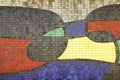 Mosaic Of Joan Miro, detail. Barcelona