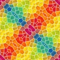 Mosaic kaleidoscope seamless texture background
