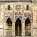 Mosaic of the Last Judgement at the Golden Gate, St. Vitus Cathedral, Prague, Czech Republic