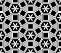 Mosaic Le Domus Romane style seamless pattern