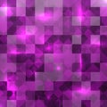 Mosaic light background. Purple light texture. Disco pattern. Vector Royalty Free Stock Photo