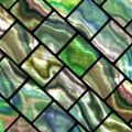 Mosaic maritime Nacre Pattern Royalty Free Stock Photo