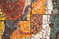 Mosaic in national park Zippori (Tsipori). Israel Royalty Free Stock Photo