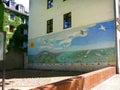 Mosaic by the old Jewish cemetery at Hamburger StraÃÅ¸e