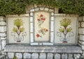 Mosaic on the path to the top of Castle Hill Park, Nice Royalty Free Stock Photo