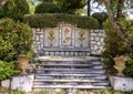 Mosaic on the path to the top of Castle Hill Park, Nice Royalty Free Stock Photo