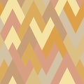 Mosaic pattern of rhombuses in warm tones.