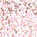 Mosaic pink seamless pattern on white background. Vector Royalty Free Stock Photo