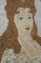 Mosaic portrait Royalty Free Stock Photo