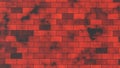 Mosaic red color tiles texture background