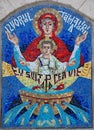 mosaic representing the source of healing in Ramet Monastery