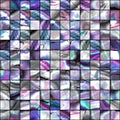 Mosaic Sea Nacre Pattern Royalty Free Stock Photo