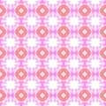 Mosaic seamless pattern. Orange sightly boho chic