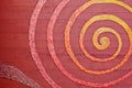 Mosaic Spiral on the Wall