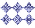 Mosaic square pattern