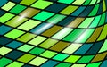 Mosaic stained glass green colored background Royalty Free Stock Photo