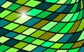 Mosaic stained glass green colored background Royalty Free Stock Photo