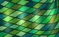 Mosaic stained glass green colored background Royalty Free Stock Photo