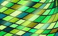 Mosaic stained glass green colored background Royalty Free Stock Photo