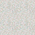 Mosaic stone floor texture. Abstract background, seamless pattern.