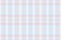 Mosaic textile tartan texture, present check seamless plaid. Doodle pattern vector background fabric in white and light colors Royalty Free Stock Photo