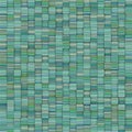 Mosaic tile blue green striped backdrop
