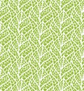 Mosaic Tile Decorative Leaves Seamless Pattern. Continuous leaf background. Floral Texture. Royalty Free Stock Photo