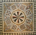 Mosaic tile floor