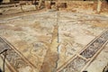 Mosaic Tile Floor in Caesarea Maritima National Park