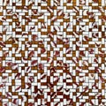 Mosaic tile. Square grid motif decorative design or pattern.