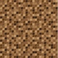 Mosaic tiles for bathroom and spa. Seamless background. repeating texture. Brown tile illustration. Royalty Free Stock Photo