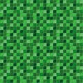 Mosaic tiles for bathroom and spa. Seamless background. Repeating texture. Green tile illustration. Royalty Free Stock Photo