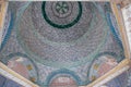 Mosaic tiles on the Dome of the Rock, Temple Mount, Jerusalem, Israel Royalty Free Stock Photo