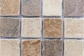 Mosaic tiles in the interior of the bathroom. Background of ceramic tiles mosaic Royalty Free Stock Photo