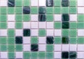 Mosaic tiles in the interior of the bathroom. Background of ceramic tiles mosaic Royalty Free Stock Photo