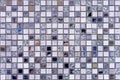 Mosaic tiles in the interior of the bathroom. Background of ceramic tiles mosaic Royalty Free Stock Photo