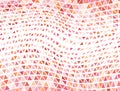 Mosaic triangles halftone background. Triangular elements transition banner background.