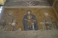 Mosaic of Virgin Mary and Infa Royalty Free Stock Photo