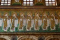 Mosaic of the virgins The Basilica of Sant Apollinare Nuovo Ravenna, Italy