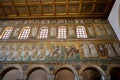 Mosaics inside The Basilica of Sant Apollinare Nuovo Ravenna, Italy