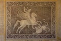 Mosaic on wall in the Archaeological museum of Rho Royalty Free Stock Photo