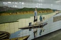 Mosaics in the underpass in Rostov-on-Don city, Russia